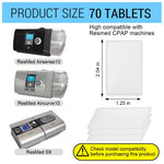 HASTHIP CPAP Machine Filters for ResMed AirSense10 AirCurve10 S9 featuring 70 cotton pieces | clean air protection