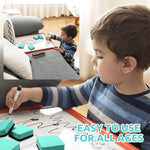 HASTHIP Magnetic Whiteboard Eraser for Classroom and Office Use featuring Double-Sided EVA Felt | 24 Pack 5x5 cm Dry Erase Dusters
