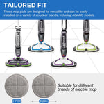 HASTHIP® 2Pcs Replacement Mop Pads for AGARO Floor Scrubber 16cm/6.3 inches Mop Pads Water Abserbent Scrubbing Pads Cleaning Pads Universal Replacement Mop Pads.