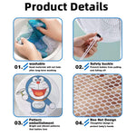 HASTHIP Kids Finger Protector Fan Cover for 18 in Pedestal Fan with Drawstring Mesh | Washable Dustproof White Pack of 1