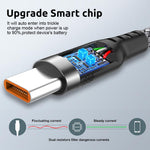 Type C Charging Cable 62W 3.1A Fast Charging Cable 10Ft Long Type C Charging Cable Data Cable Support
