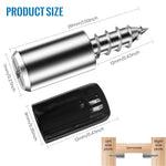 HASTHIP Shelf Support Pegs for Kitchen Cabinet and Bookcase with Anti Slip Silicone Sleeve 2PCS