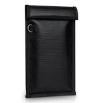 HASTHIP® Bolsa de Blindaje RFID para Teléfono y Tarjetas, Bolso Antirrobo Digital con Cierre Enrollable y Velcro, para Tarjetas de ID y Llaves Inteligentes, 12x20.5cm