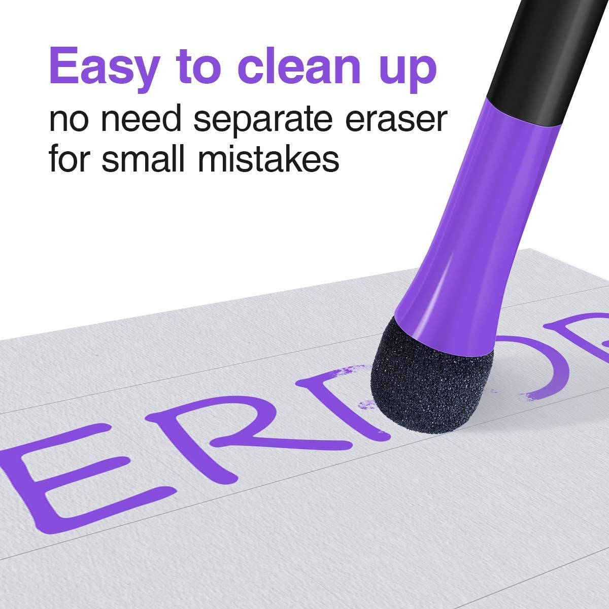 HASTHIP Dry Erase Markers Fine Tip for Office and School Whiteboards | 12 Count Set