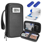 HASTHIP® Insulin Cooler Travel Case with Temperature Display - Diabetic Travel Case Refrigerated Medicine Cooler Travel Case with 2 TSA Approved Ice Pack for