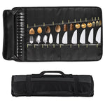HASTHIP® Organizador de Cubiertos Profesional con 22 Ranuras,Bolsa de Cuchillos Cocina Portátil Tela Oxford Antirrayas,Estuche Viaje para Chef Almacenamiento Cubiertos con Asa