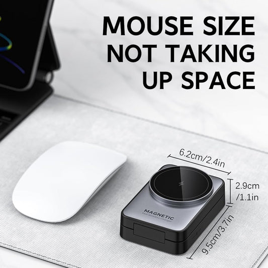 HASTHIP® Upgraded 3 in 1 Wireless Charger, Charger Cradle, Luminous Foldable Wireless Charging Cradle, Compatible with Charger & 16/15/14/13/12