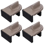 HASTHIP Sliding Window Lock for Home with Twist Knob and Aluminum Alloy Build | 4Pcs Set