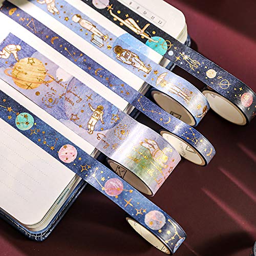 HASTHIP Washi Tape Set for Journals and Crafts with 10 Rolls and 10 Sticker Sheets | Purple