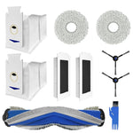 HASTHIP Replacement Parts for Ecovacs T30 Omni with 10 pcs full kit | main and side brushes