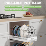 HASTHIP Pull Out Cabinet Dish Dry Rack for Kitchen Storage with 6 Stainless Steel Rackets | 16.5 in Space Saving Organizer