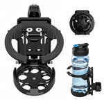 HASTHIP® ELEPHANTBOAT Folding Electric Bike Cup Holder, Screw-Fix Handlebar Mounted Drink Holder, Adjustable Cup Holder for 20-28mm Dia Cross Bar/Vertical Handlebars, Suitable for E-Bikes and Scooter