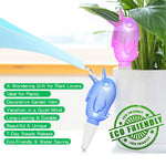 HASTHIP Succulents Watering Device for Vacation Plant Care with 4pcs 100ml Bird Ceramic Drip Irrigation Tool