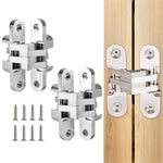HASTHIP® 2Pcs Hidden Door Hinges for 25mm Thickness Door
