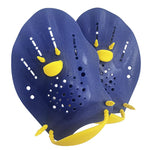 HASTHIP® Paletas de Mano para Natación Adulto y Júnior (1 Par),Aletas de Entrenamiento Fuerza,Accesorios Piscina para Ejercicio y Natación Profesional Principiantes - Negro L