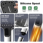 HASTHIP® High Pressure Shower Heads With 3 Spray Modes, Quality Construction, Adjustable Stream Settings, Ideal For Homes And Apartments, Polished Chrome Finish