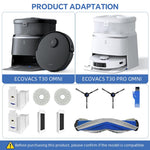 HASTHIP Replacement Parts for Ecovacs T30 Omni PRO with 30 pcs full accessory kit | main brush side brushes mop pads filters and dust bags