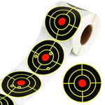 HASTHIP® 100 Pcs Adhesivos Fluorescentes de Tiro,Dianas Autoadhesivas de Práctica,Pegatinas Objetivo para Juegos Tiro Entrenamiento con Arco y Actividades al Aire Libre 7.6x7.8 cm