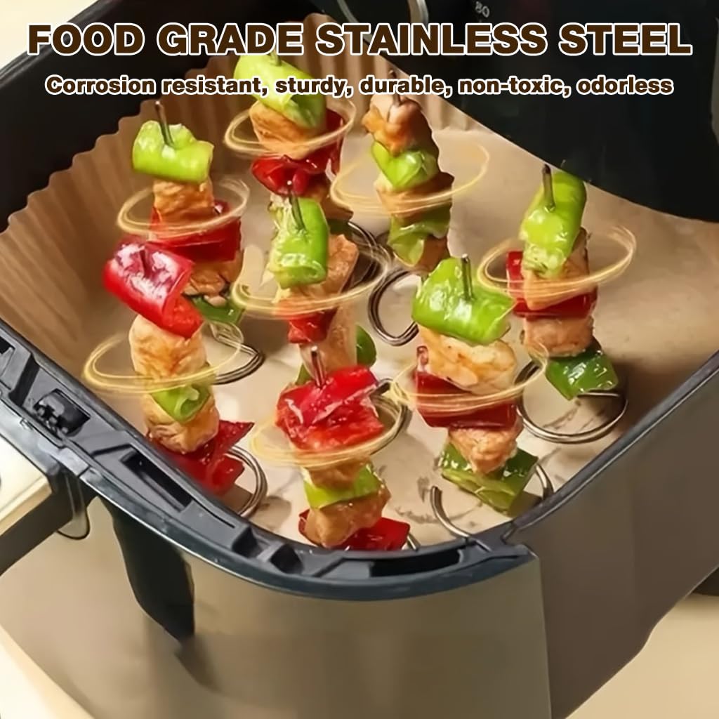 HASTHIP® 10-Piece Skewers for Air Fryers