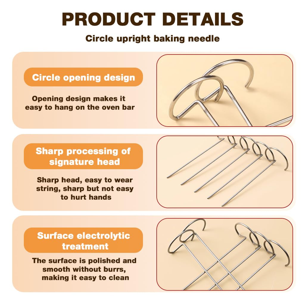 HASTHIP® 10-Piece Skewers for Air Fryers
