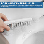 HASTHIP Toilet Brush Kit for Bathroom Cleaning with 3 Piece Set and 360° Deep Scrub | Plunger and Storage Rack