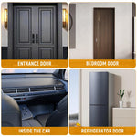 HASTHIP Door Chime for Home and Shop with Magnetic Mount and Beech Wood Base | Brass Bell