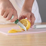HASTHIP Fruit Knife Peeler for Vegetables with Dual Head Design and 17.5cm Stainless Steel Blade | Compact Portable Kitchen Tool