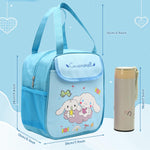 HASTHIP Lunch Bags for Kids featuring Cinnamoroll Cartoon Print 20x13.5x23cm | 3PCS Set