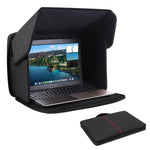 HASTHIP® ZORBES 12-14" Laptop Sun Shade Privacy Hood, Folding Portable Screen Glare Protector, Outdoor Work Privacy Cover for Laptops, Water-Resistant Polyester Protective Laptop Cover Hood