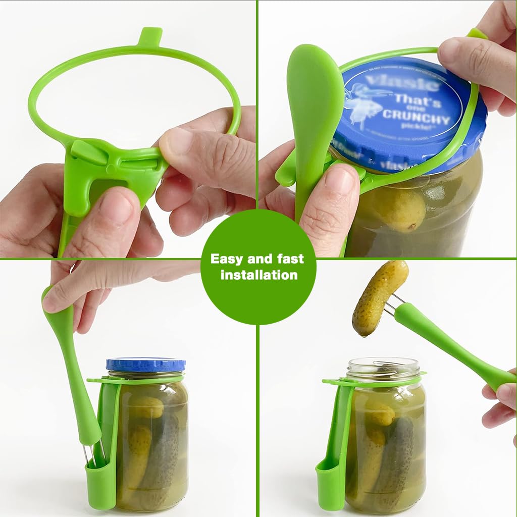 HASTHIP Fork Set for Pickles and Fruits with Ergonomic Handle and Stainless Steel Design | 1 Set