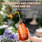 HASTHIP Plant Watering Can for Small Potted Plants 450ml with Curved Sprayer Nozzle