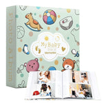 HASTHIP Pregnancy Journal for 200 6 inch Photos with Cartoon Hardcover & Note Pages | Baby Shower Gift for Mom to Be