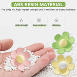 HASTHIP Silicone Sink Overflow Hole Covers for Bathroom Vanities with Flower Design Pack of 3