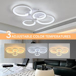 HASTHIP® Lámpara de techo regulable 36 W