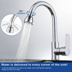 HASTHIP Faucet Aerator for Kitchen Sink with 360° Rotatable Head and 3 Spray Modes | All Copper Construction with Universal 18–22mm Adapter