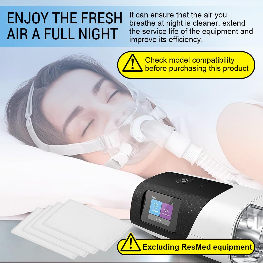 HASTHIP CPAP Machine Filters for ResMed AirSense10 AirCurve10 S9 featuring 70 cotton pieces | clean air protection