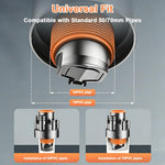 HASTHIP Universal Anti-Odor Sink Drain Connector for Dishwasher & Water Purifier
