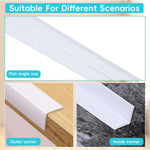 HASTHIP Wall Molding Trim for Corner Protection featuring Self-Adhesive PVC 9.84ft | Waterproof White Finish