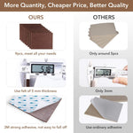 HASTHIP Furniture Pads for Floor Protection with 5mm Thick Cuttable Felt 21x30cm | Noise Reduction
