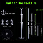 HASTHIP Party Balloon Supplies Set for Birthday and Wedding Decorations | Includes Hand Pump, Clips and Display Stand