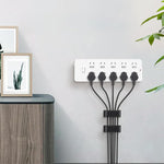 50Pcs Cable Management Clips Self Adhesive Cable Organizer, Wire Holder Clips Wall Wire Clips for Cable for Wall Wire Clamps Cable Organiser Cable Holder for Wall for USB Cables, Data Cable