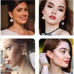 HASTHIP® Palay 31Pcs Diy Jewelry Making Pendent Kit Assorted Lovely Enamel Charms Pendents Gold Plated Diy Charm Necklace Bracelets Pendent Kit For Bracelet Jewelry Making And Crafting, Pink