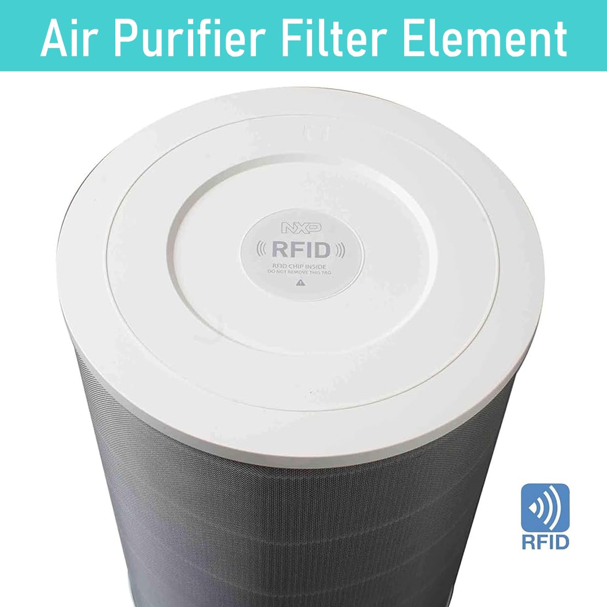 HASTHIP® Replacement Filter Compatible with Mi Air Purifier 4 Lite, Air Purifier, Triple Layer with Activated Carbon,Pet hair filtration, Odour elimination,Activated carbon Air Clean Dus