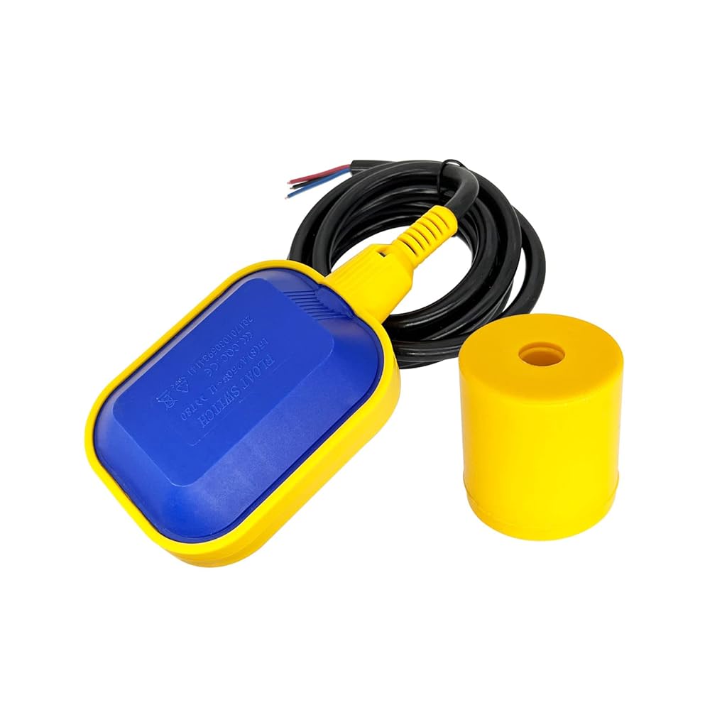 HASTHIP® 2M Cable Float Switch Water Level Controller,Automatic Pump Control,16A 250V IP65 Waterproof Sensor for Water Tanks Well Sump Aquariums Compatible with Pump Systems