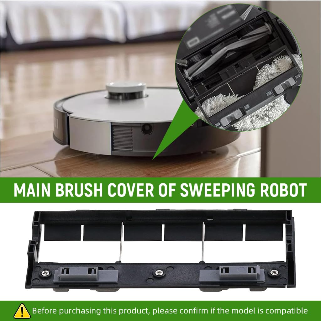 HASTHIP Main Brush Hood Replacement for ECOVACS Deebot T8 N8 X1 T10 | Easy Snap Fit Cover
