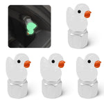 HASTHIP® Tapas de Válvulas de Neumáticos Universales Luminiscentes,4 Piezas Tapones Válvula Antifugas,Tapas Fluorescentes para Coche Moto Bicicleta y SUV Protección Duradera y Diseño