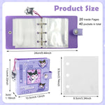 HASTHIP Kuromi Pocket Photo Album for 3 Inch Instant Photos with Clear PVC Pages | 40 Photos