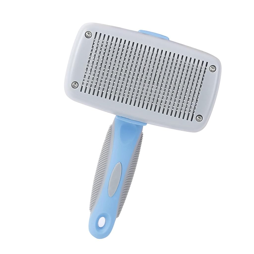 HASTHIP® Avaner Dog Slicker Brush,Self Cleaning Pet Grooming Brush for Shedding,Detangling & Massaging Cat & Dog for Long and Short Hair Gentle Dematting Comb Dogs Cats Rabbits