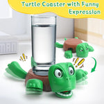 HASTHIP Turtle Coaster for Desk and Home with Anti Slip Turtle Shell Design | 17.5x12.5x5 cm Heat Resistant ABS Holder