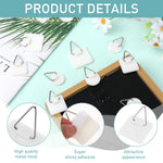 HASTHIP Metal Wall Hooks for Home Decor and Kitchen with 30 Pcs Strong Adhesive Acrylic Loops